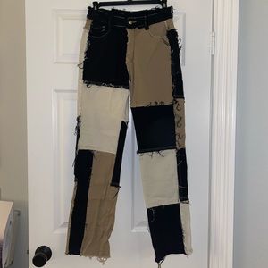EMMIOL Patchwork Pants
